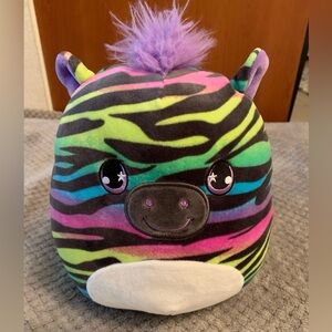 Squishmallows Colorful Animal Crew Squad Safiyah the Zebra Plush Doll